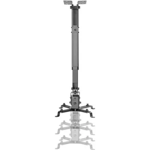 Powertech Βάση Projector Οροφής με Μέγιστο Φορτίο 20kg Μαύρη