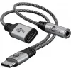 Goobay Μετατροπέας USB-C male σε 3.5mm female Γκρι (74524) Goobay Μετατροπέας USB-C male σε 3.5mm female Γκρι (74524)