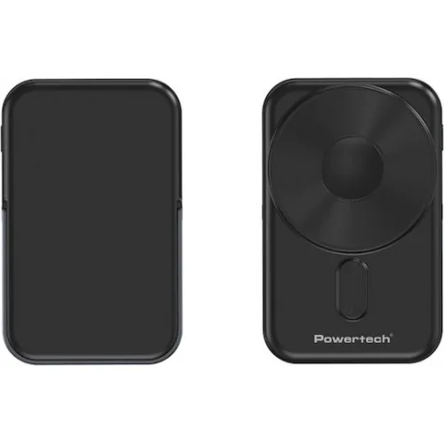 Powertech MagSafe Power Bank 10000mAh 22.5W με Θύρα USB-A και Θύρα USB-C Power Delivery / Quick Charge 3.0 Μαύρο