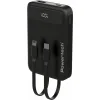 Powertech Power Bank 10000mAh 22.5W με Θύρα USB-A και Θύρα USB-C Power Delivery / Quick Charge 3.0 Μαύρο