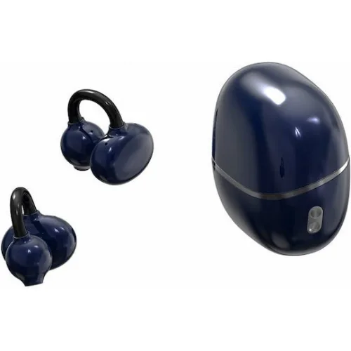 Ldnio T09 Open Ear Bluetooth Handsfree Ακουστικά με Θήκη Φόρτισης Μπλε