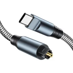 Powertech USB 2.0 Cable USB-C male - USB-C Γκρι 1m (CAB-UC091)