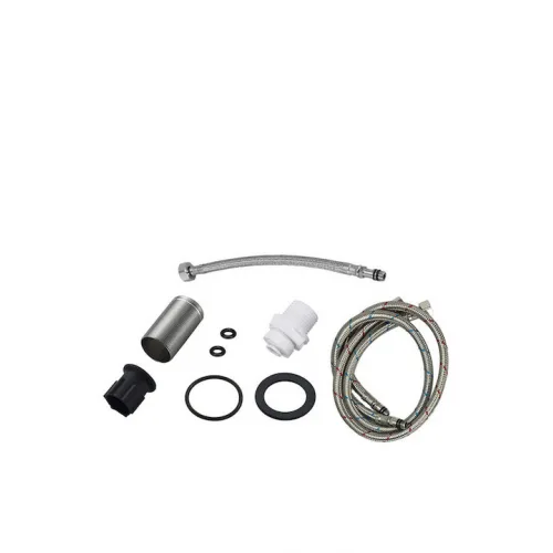 Bruno Μπαταρία Κουζίνας Πάγκου Ασημί