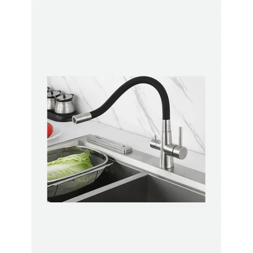 Bruno Μπαταρία Κουζίνας Πάγκου Μαύρη