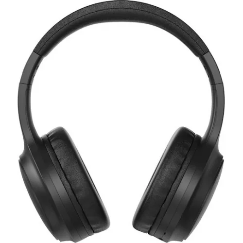 Powertech PT-1463 Ασύρματα / Ενσύρματα On Ear Ακουστικά με 30 ώρες Λειτουργίας Μαύρα