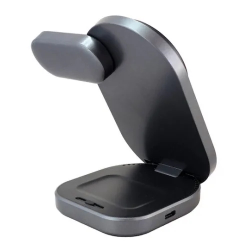 Powertech Ασύρματος Φορτιστής Qi2 15W Μαύρος (PT-1491)