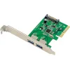 Powertech Κάρτα PCIe σε 2 θύρες USB 3.0