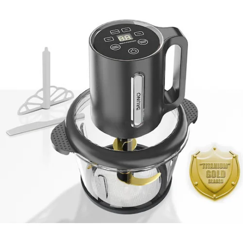 Bruno Πολυκόπτης Προηγμένων λειτουργιών, Ψηφιακός BRN-0248, 500W, 1.8L, 4 Λεπίδες, Μαύρος