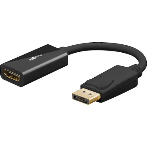 Goobay Μετατροπέας DisplayPort male σε HDMI female 1τμχ 75269 Goobay Μετατροπέας DisplayPort male σε HDMI female 1τμχ 75269
