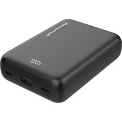 Powertech PT-1503 Power Bank 20000mAh 22.5W με Θύρα USB-A και 2 Θύρες USB-C Power Delivery / Quick Charge 4.0 Μαύρο