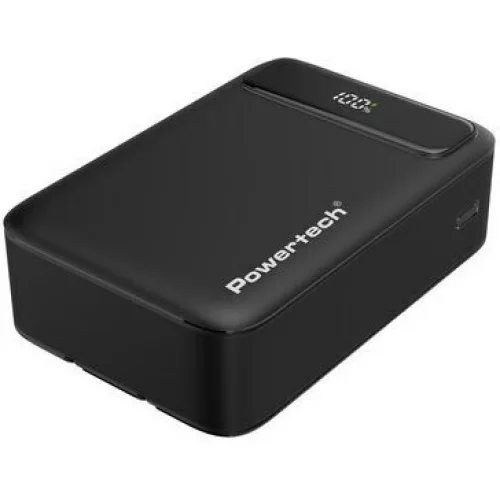 Powertech PT-1504 Power Bank 20000mAh 22.5W με Θύρα USB-A Power Delivery / Quick Charge 4.0 Μαύρο
