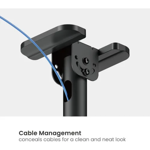 Brateck PLB-CE1568XL Βάση Τηλεόρασης Οροφής έως 100" και 80kg Ασημί