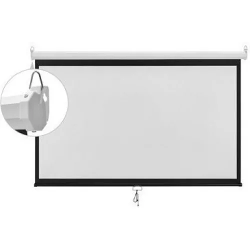 Brateck Οθόνη Προβολής Projector για Τοίχο/Οροφή με Λόγο Εικόνας 16:9 221x124cm / 100"