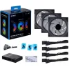 Lian Li UNI Fan SL-Infinity Reverse Case Fan 120mm με RGB Φωτισμό και Σύνδεση 3-Pin / 4-Pin PWM 3τμχ