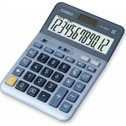 Casio Αριθμομηχανή 12 Ψηφίων σε Μπλε Χρώμα