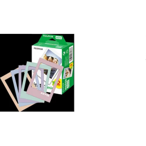 Fujifilm Color Instax Mini Instant Φιλμ (20 Exposures) White