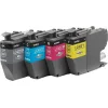 Brother LC422 Γνήσιο Πακέτο 4 Μελανιών Εκτυπωτή InkJet Κίτρινο / Κυανό / Ματζέντα / Μαύρο (LC-422VAL)