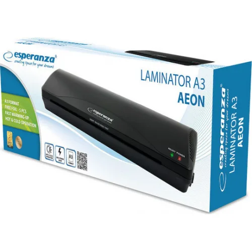 Esperanza Πλαστικοποιητής Επιτραπέζιος για A3
