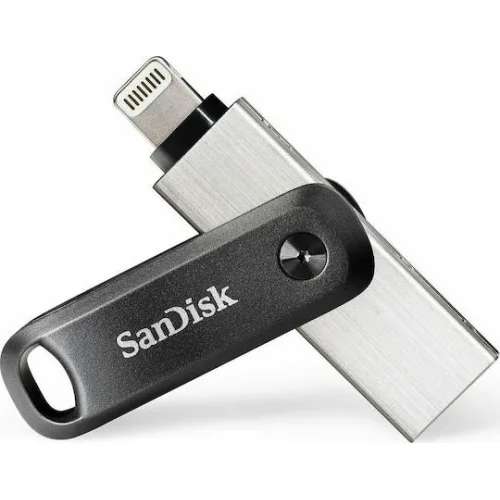 Sandisk iXpand 64GB USB 3.1 Stick με σύνδεση Lightning & USB-A Μαύρο