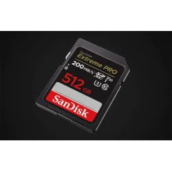 Sandisk Extreme Pro SDXC 512GB Class 10 U3 V30 UHS-I 200MB/s