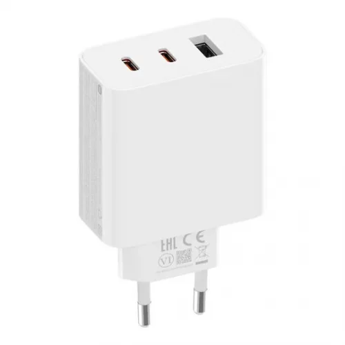 Xiaomi Φορτιστής GaN με Θύρα USB-A και 2 Θύρες USB-C και Καλώδιο USB-C - USB-C 67W Λευκός (BHR7493EU)