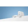 Xiaomi Φορτιστής GaN με Θύρα USB-A και 2 Θύρες USB-C και Καλώδιο USB-C - USB-C 67W Λευκός (BHR7493EU)
