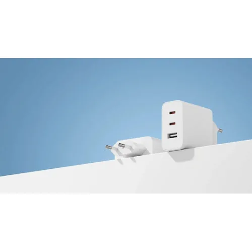 Xiaomi Φορτιστής GaN με Θύρα USB-A και 2 Θύρες USB-C και Καλώδιο USB-C - USB-C 67W Λευκός (BHR7493EU)
