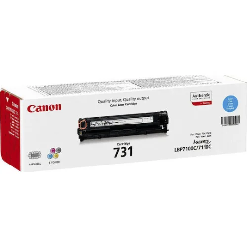 Canon 731 Γνήσιο Toner Laser Εκτυπωτή Ματζέντα 1500 Σελίδων (6270B002)