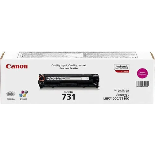 Canon 731 Γνήσιο Toner Laser Εκτυπωτή Ματζέντα 1500 Σελίδων (6270B002)