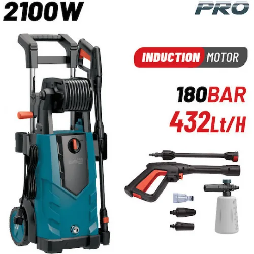 Bormann Pro BPW4510 Πλυστικό Ρεύματος 2100W με Πίεση 180bar