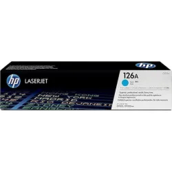 HP 126A Γνήσιο Toner Laser Εκτυπωτή Κυανό 1000 Σελίδων (CE311A)