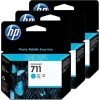 HP 711 Γνήσιο Μελάνι Εκτυπωτή InkJet Κυανό (CZ134A)