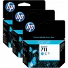 HP 711 Γνήσιο Μελάνι Εκτυπωτή InkJet Κυανό (CZ134A)