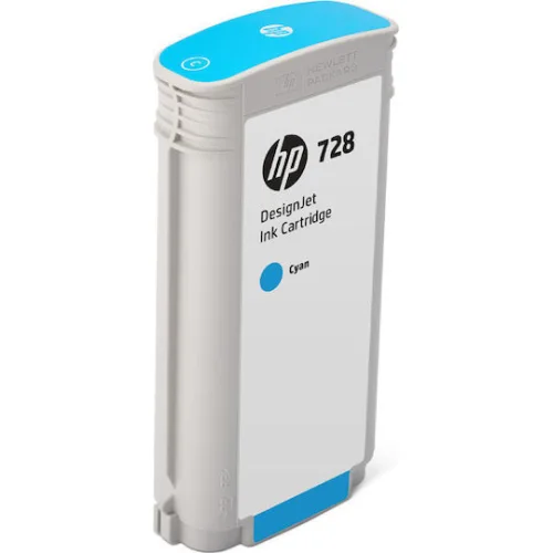 HP 728 Γνήσιο Μελάνι Εκτυπωτή InkJet Κυανό (F9J67A)