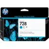 HP 728 Γνήσιο Μελάνι Εκτυπωτή InkJet Κυανό (F9J67A)