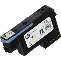 HP 72 Γνήσιο Μελάνι Εκτυπωτή InkJet Matte Μαύρο / Κίτρινο (C9384A)