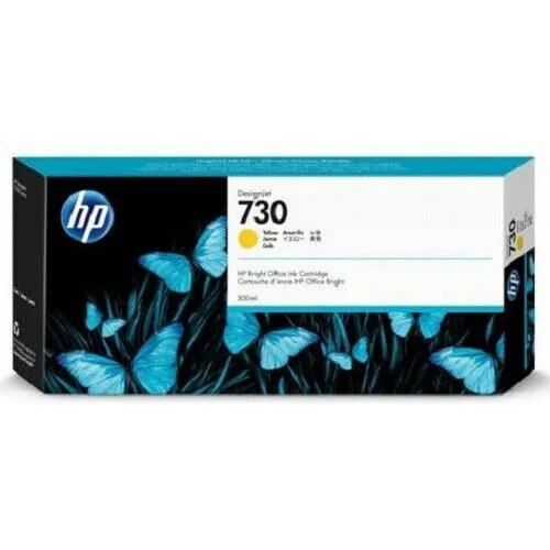 HP 730 Γνήσιο Μελάνι Εκτυπωτή InkJet Κίτρινο (P2V70A)