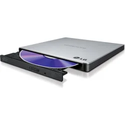 Hitachi-LG Data Storage Εξωτερικός Οδηγός Εγγραφής/Ανάγνωσης CD/DVD για Desktop / Laptop Ασημί