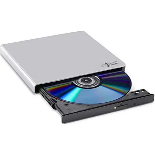 Hitachi-LG Data Storage Εξωτερικός Οδηγός Εγγραφής/Ανάγνωσης CD/DVD για Desktop / Laptop Ασημί
