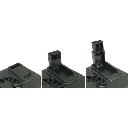 Esperanza Boreas Βάση Στήριξης για Laptop έως 19" με 3 Ανεμιστήρες και Φωτισμό Γκρι