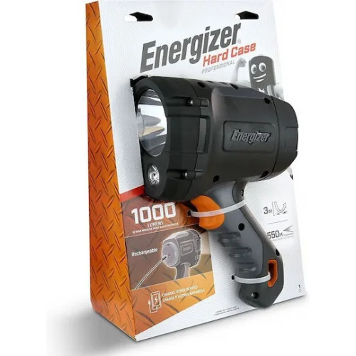 Energizer Επαναφορτιζόμενος Προβολέας Χειρός LED IPX4 με Μέγιστη Φωτεινότητα 1000lm