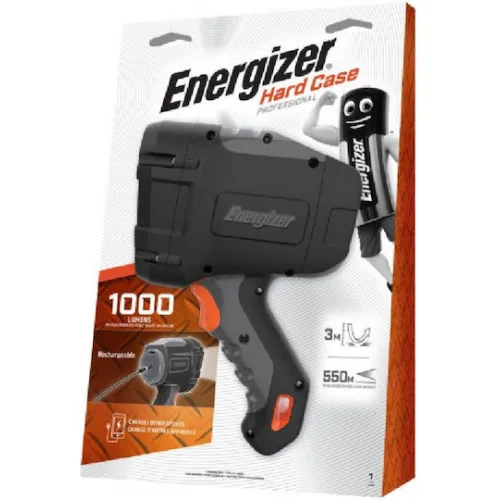 Energizer Επαναφορτιζόμενος Προβολέας Χειρός LED IPX4 με Μέγιστη Φωτεινότητα 1000lm