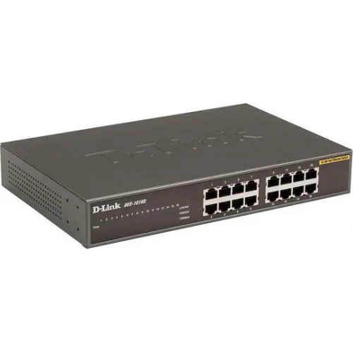 D-Link DES-1016D Unmanaged L2 Switch με 16 Θύρες Ethernet