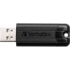Verbatim PinStripe 256GB USB 3.0 Stick Μαύρο