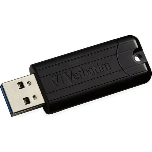 Verbatim PinStripe 256GB USB 3.0 Stick Μαύρο