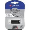 Verbatim PinStripe 256GB USB 3.0 Stick Μαύρο