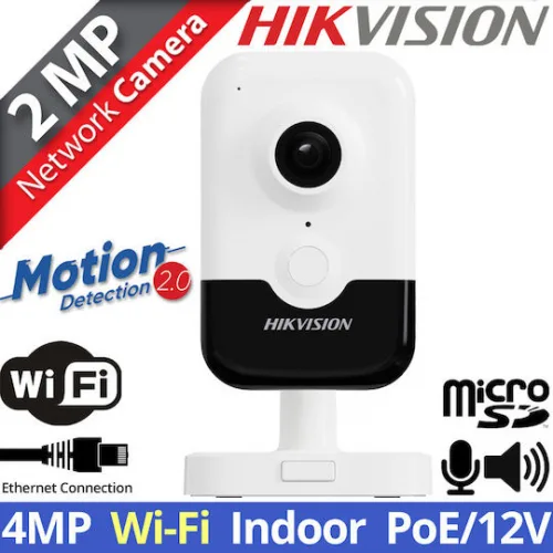 Hikvision DS-2CD2423G2-IW(W) 2.8mm IP Κάμερα Παρακολούθησης Wi-Fi Full HD+ 2.3MP με Αμφίδρομη Επικοινωνία και Φακό 2.8mm
