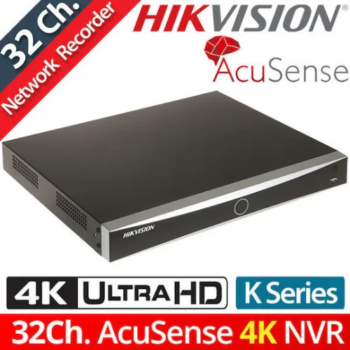 Hikvision Καταγραφικό NVR 32 Καναλιών με Ανάλυση 4K DS-7632NXI-K2(D)