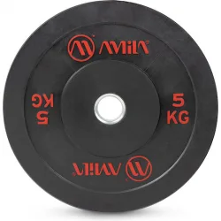 AMILA Δίσκος Ολυμπιακού Τύπου Λαστιχένιος 1 x 5kg Φ50mm
