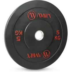 AMILA Δίσκος Ολυμπιακού Τύπου Λαστιχένιος 1 x 5kg Φ50mm